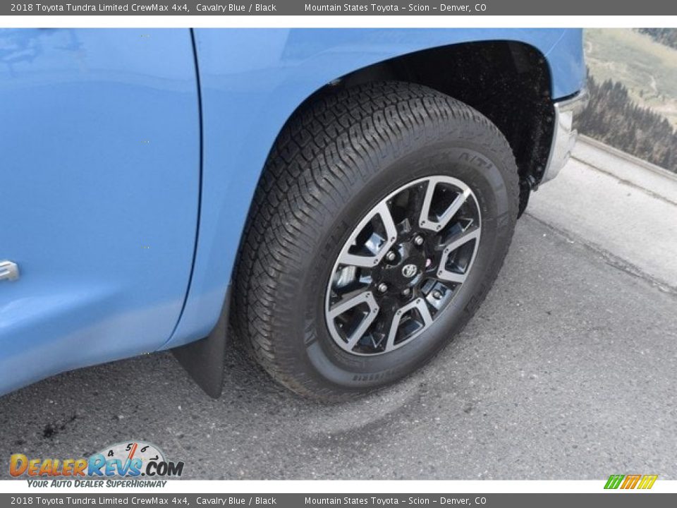 2018 Toyota Tundra Limited CrewMax 4x4 Cavalry Blue / Black Photo #36