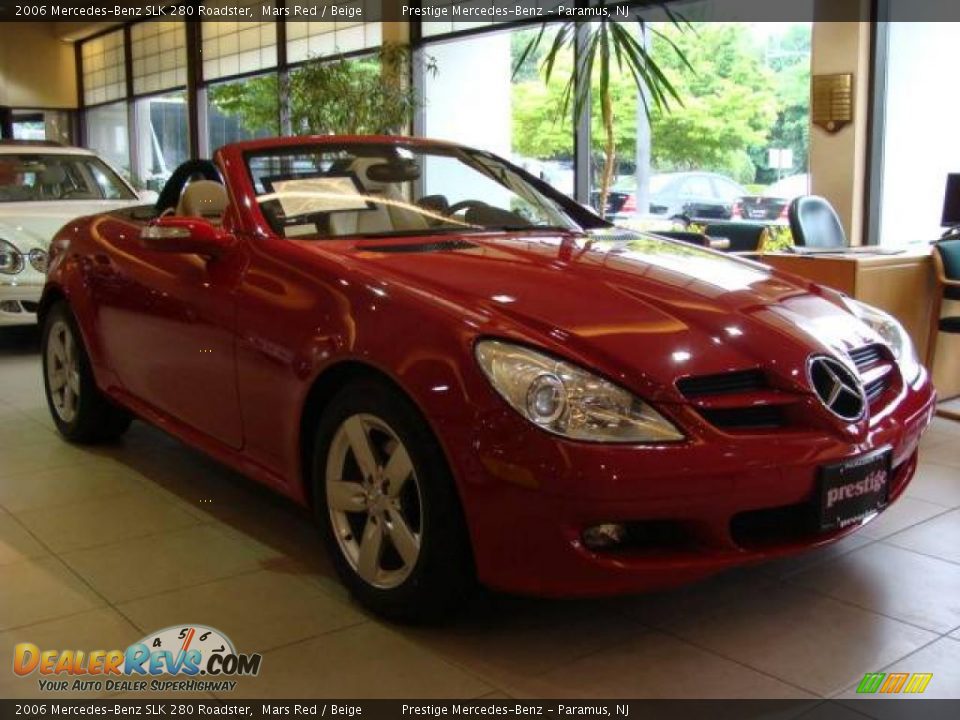 2006 Mercedes-Benz SLK 280 Roadster Mars Red / Beige Photo #1