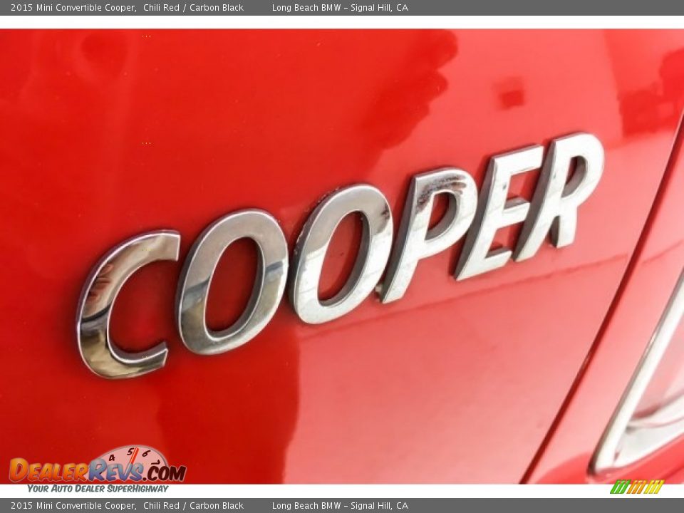 2015 Mini Convertible Cooper Chili Red / Carbon Black Photo #7