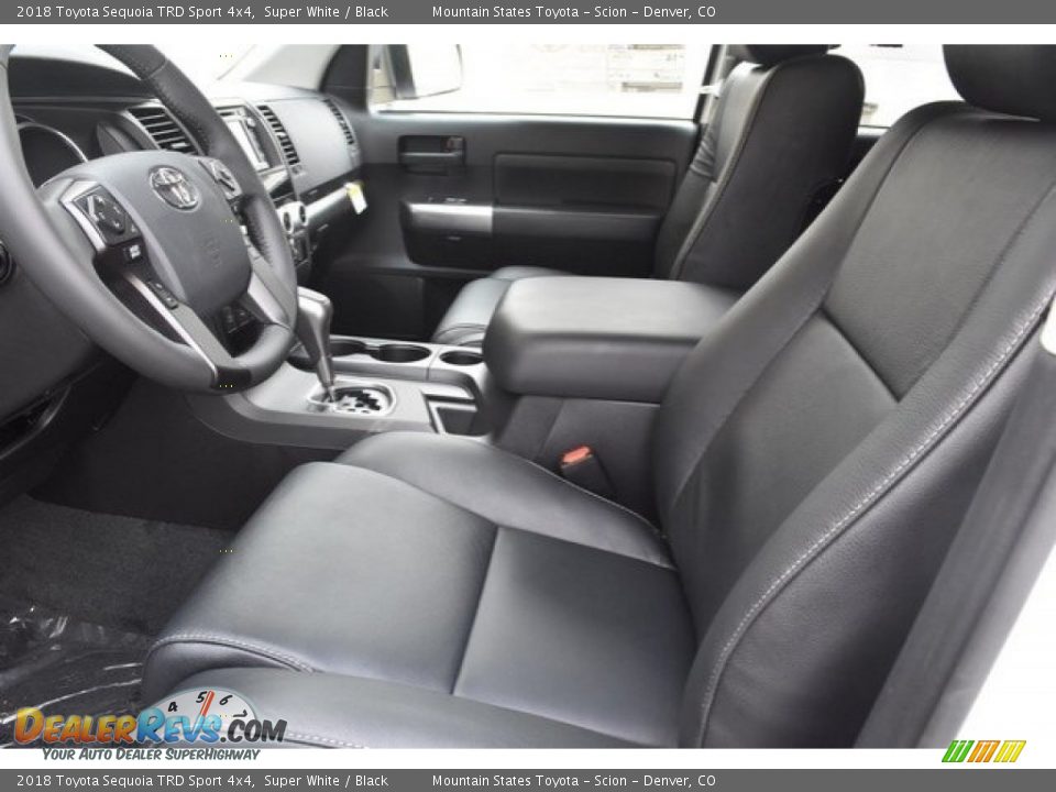 2018 Toyota Sequoia TRD Sport 4x4 Super White / Black Photo #6