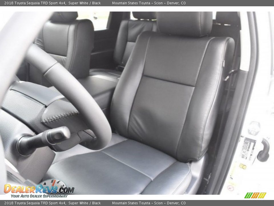 2018 Toyota Sequoia TRD Sport 4x4 Super White / Black Photo #7