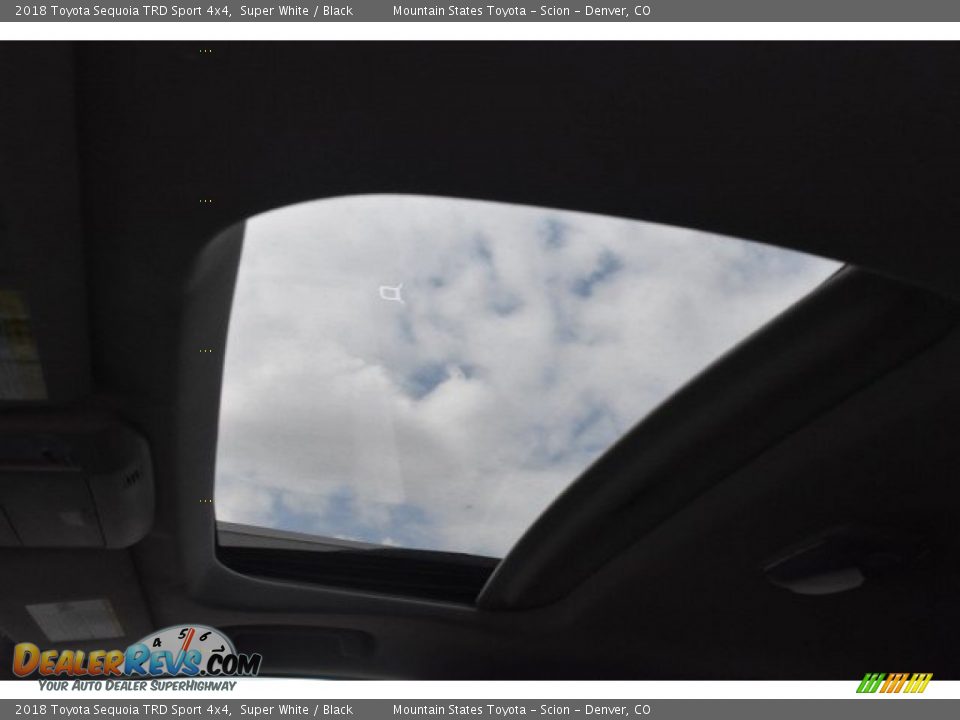 2018 Toyota Sequoia TRD Sport 4x4 Super White / Black Photo #9
