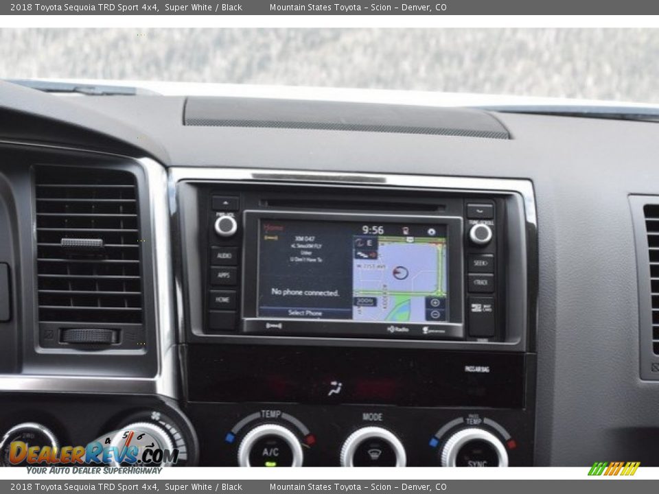 2018 Toyota Sequoia TRD Sport 4x4 Super White / Black Photo #10