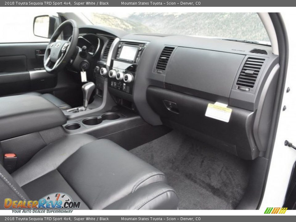 2018 Toyota Sequoia TRD Sport 4x4 Super White / Black Photo #11