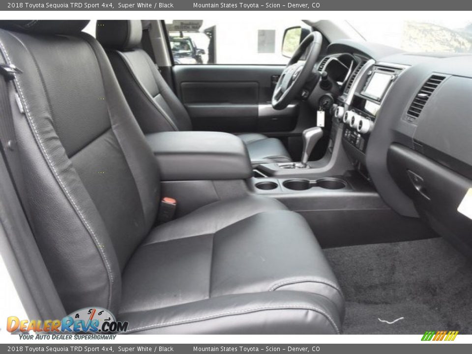 2018 Toyota Sequoia TRD Sport 4x4 Super White / Black Photo #12