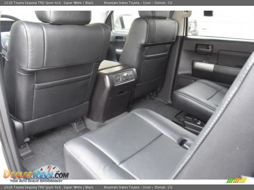 2018 Toyota Sequoia TRD Sport 4x4 Super White / Black Photo #14