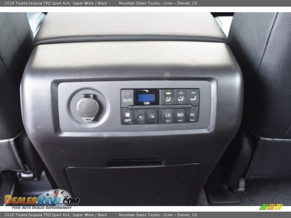 2018 Toyota Sequoia TRD Sport 4x4 Super White / Black Photo #17