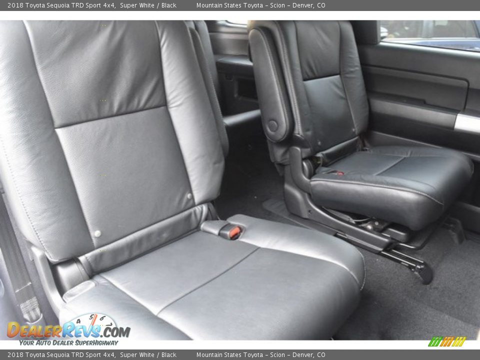 2018 Toyota Sequoia TRD Sport 4x4 Super White / Black Photo #20