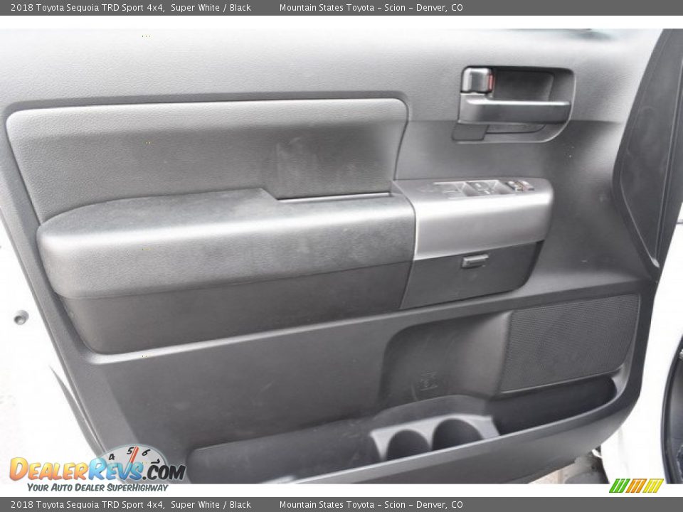 2018 Toyota Sequoia TRD Sport 4x4 Super White / Black Photo #23