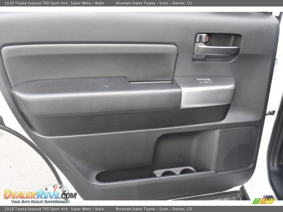 2018 Toyota Sequoia TRD Sport 4x4 Super White / Black Photo #24