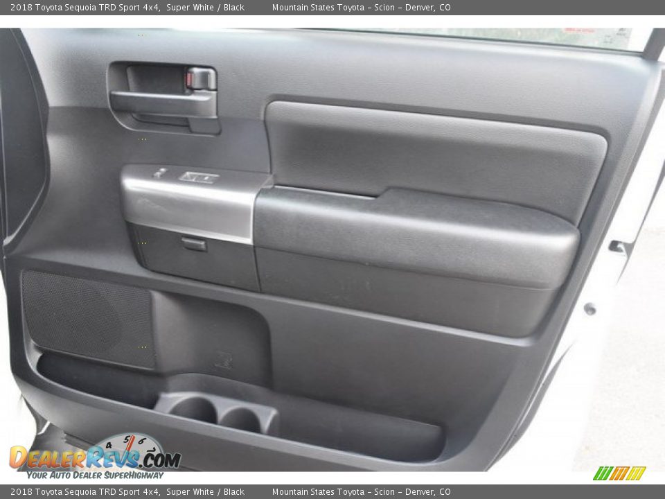 2018 Toyota Sequoia TRD Sport 4x4 Super White / Black Photo #25