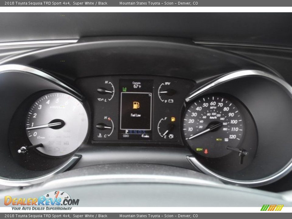 2018 Toyota Sequoia TRD Sport 4x4 Super White / Black Photo #31