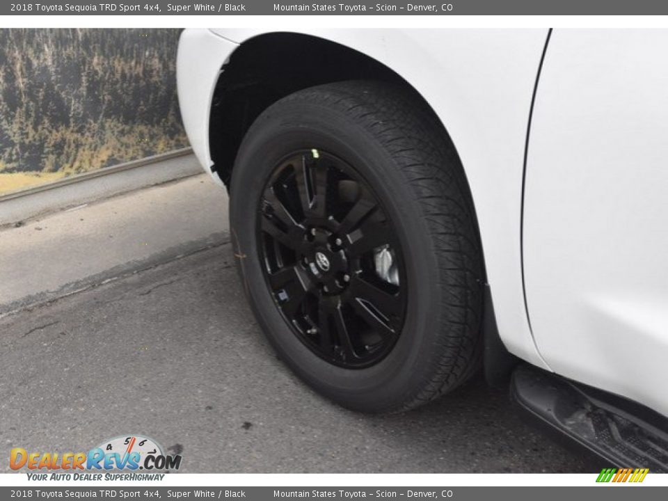2018 Toyota Sequoia TRD Sport 4x4 Super White / Black Photo #34