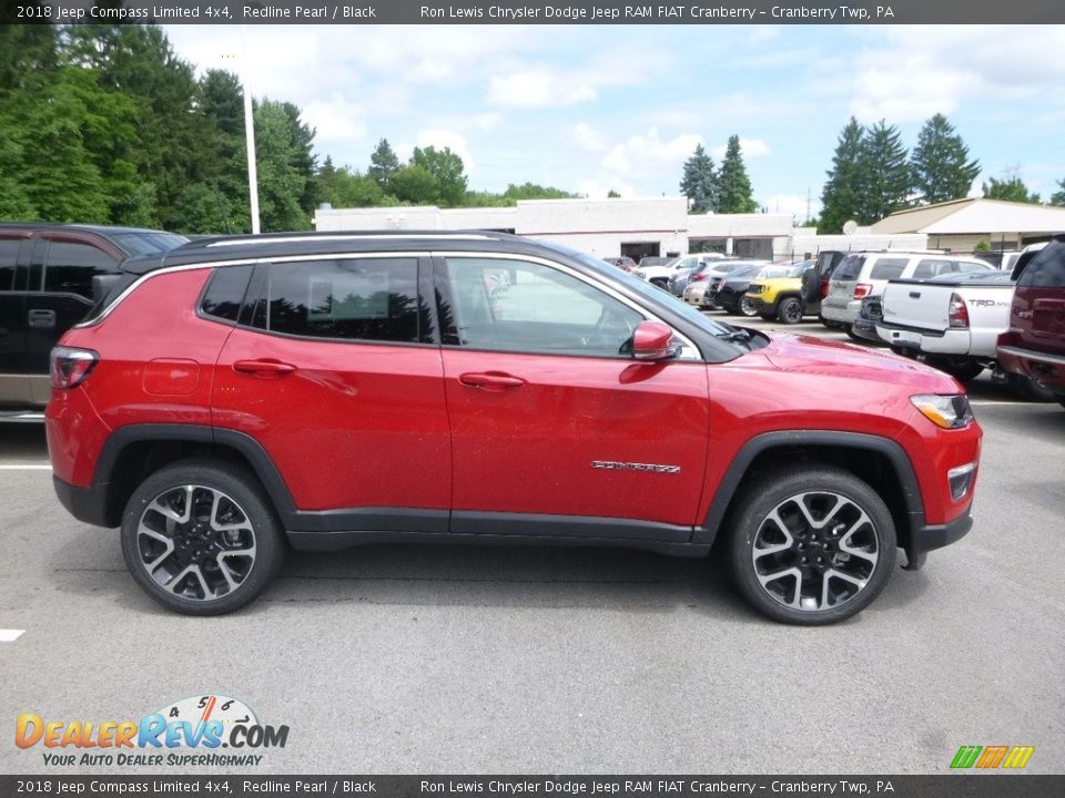 Redline Pearl 2018 Jeep Compass Limited 4x4 Photo #6