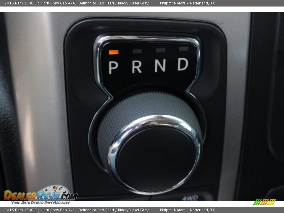 2016 Ram 1500 Big Horn Crew Cab 4x4 Delmonico Red Pearl / Black/Diesel Gray Photo #17