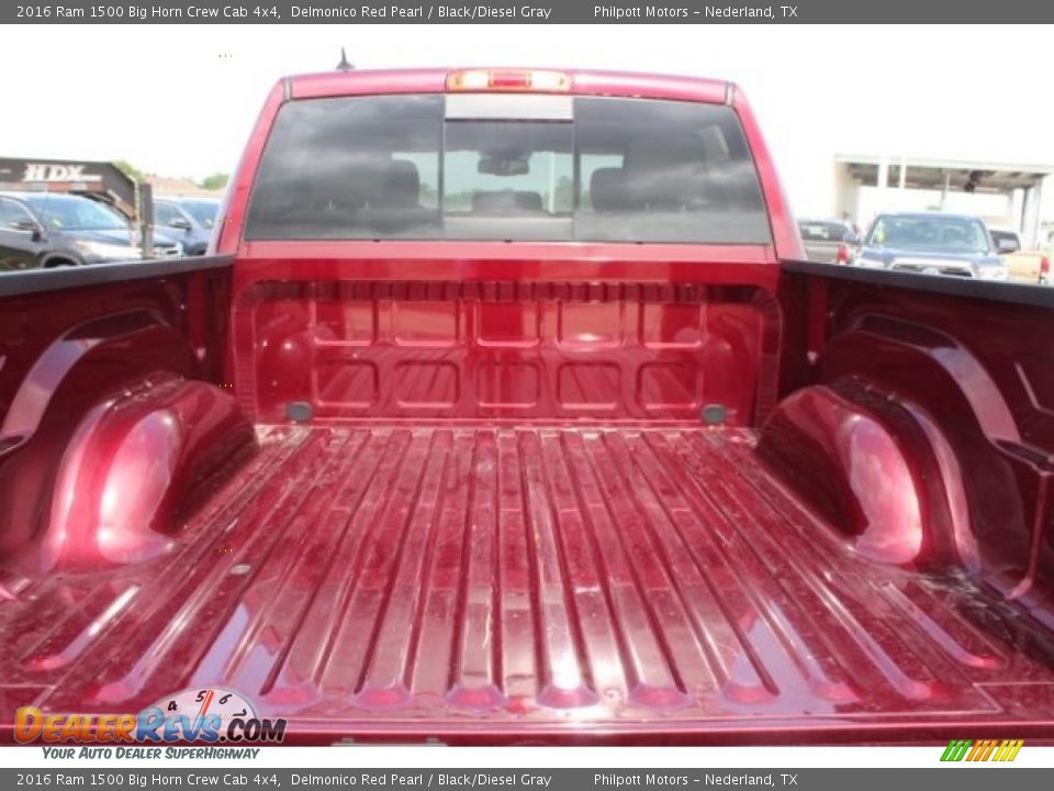 2016 Ram 1500 Big Horn Crew Cab 4x4 Delmonico Red Pearl / Black/Diesel Gray Photo #26