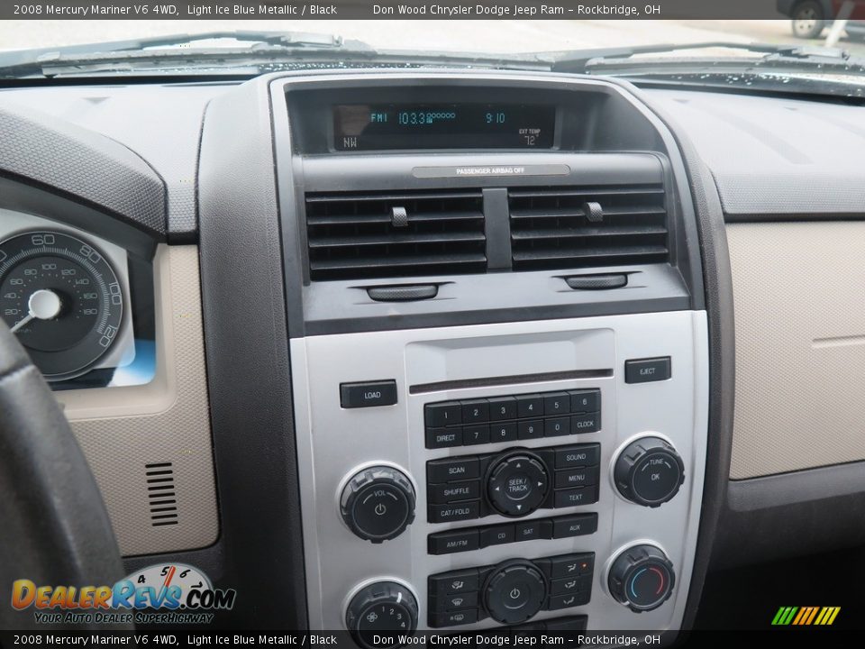2008 Mercury Mariner V6 4WD Light Ice Blue Metallic / Black Photo #23
