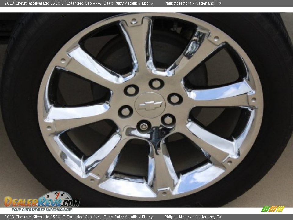 2013 Chevrolet Silverado 1500 LT Extended Cab 4x4 Deep Ruby Metallic / Ebony Photo #5