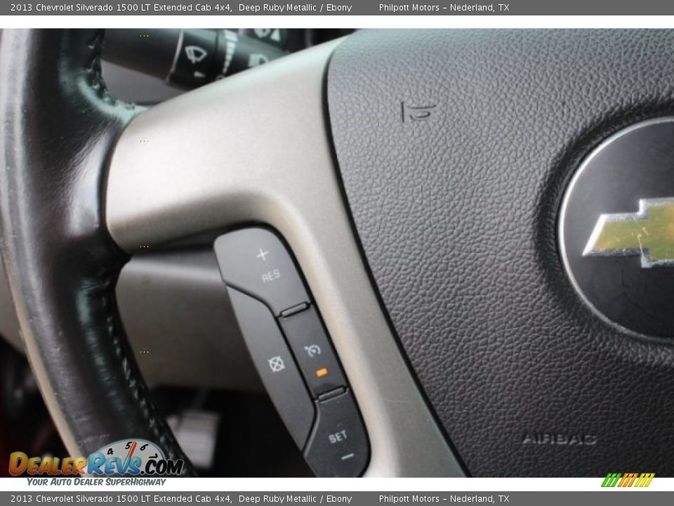 2013 Chevrolet Silverado 1500 LT Extended Cab 4x4 Deep Ruby Metallic / Ebony Photo #21