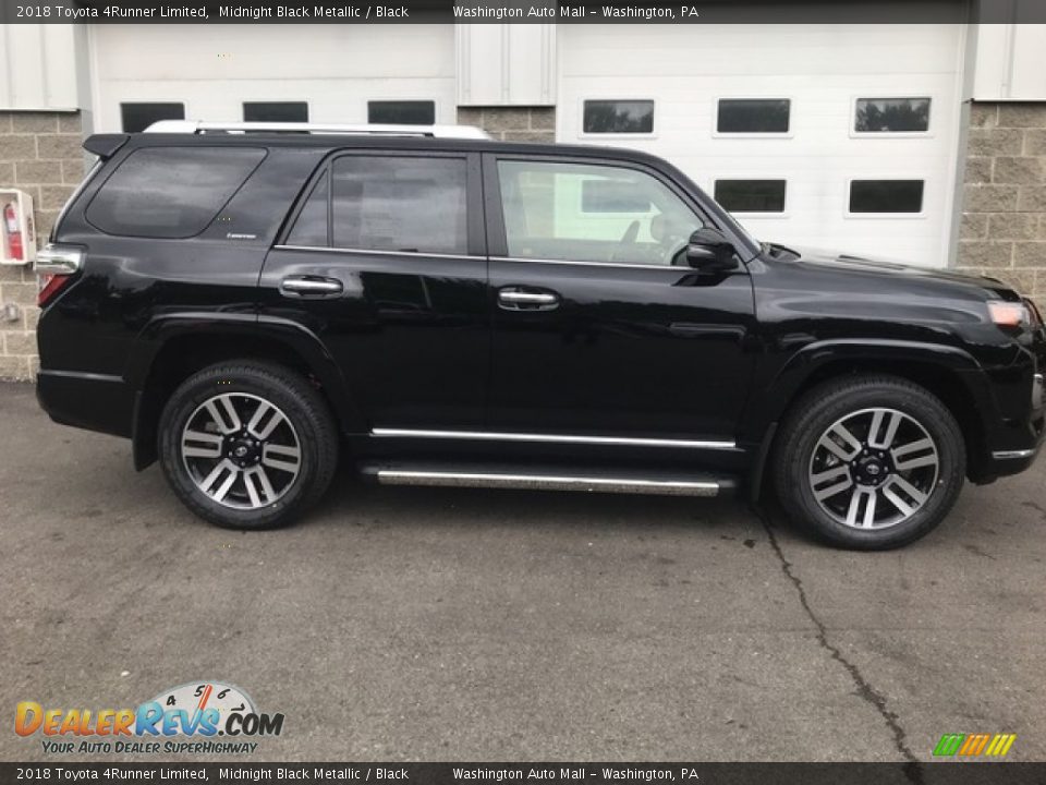 2018 Toyota 4Runner Limited Midnight Black Metallic / Black Photo #2