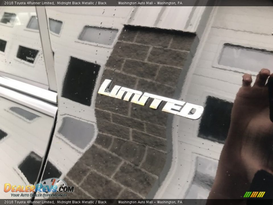 2018 Toyota 4Runner Limited Midnight Black Metallic / Black Photo #5