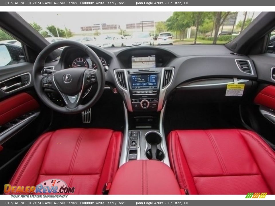 Red Interior - 2019 Acura TLX V6 SH-AWD A-Spec Sedan Photo #9
