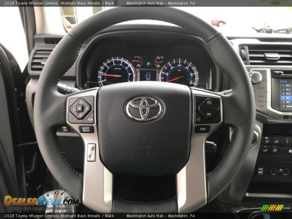 2018 Toyota 4Runner Limited Midnight Black Metallic / Black Photo #10