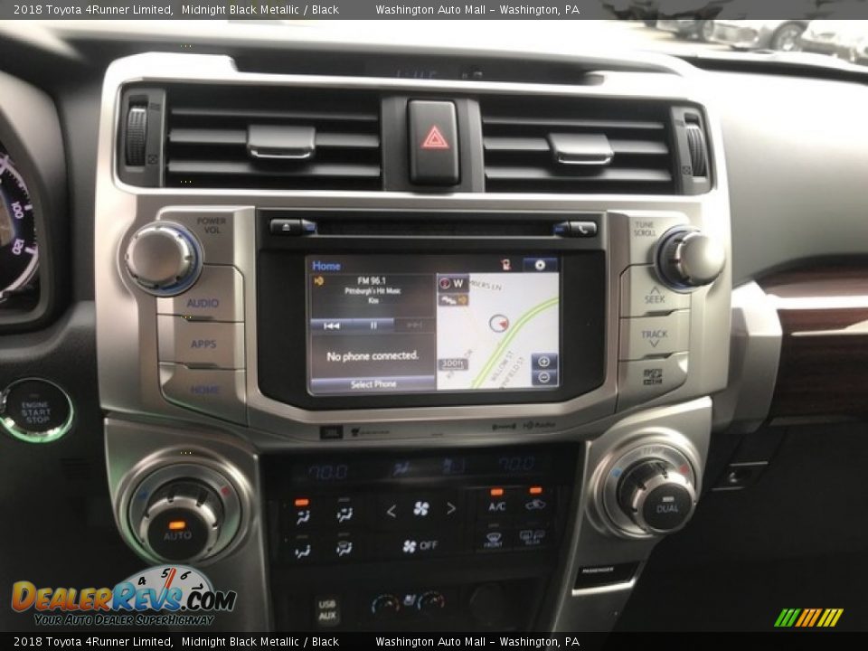 2018 Toyota 4Runner Limited Midnight Black Metallic / Black Photo #11
