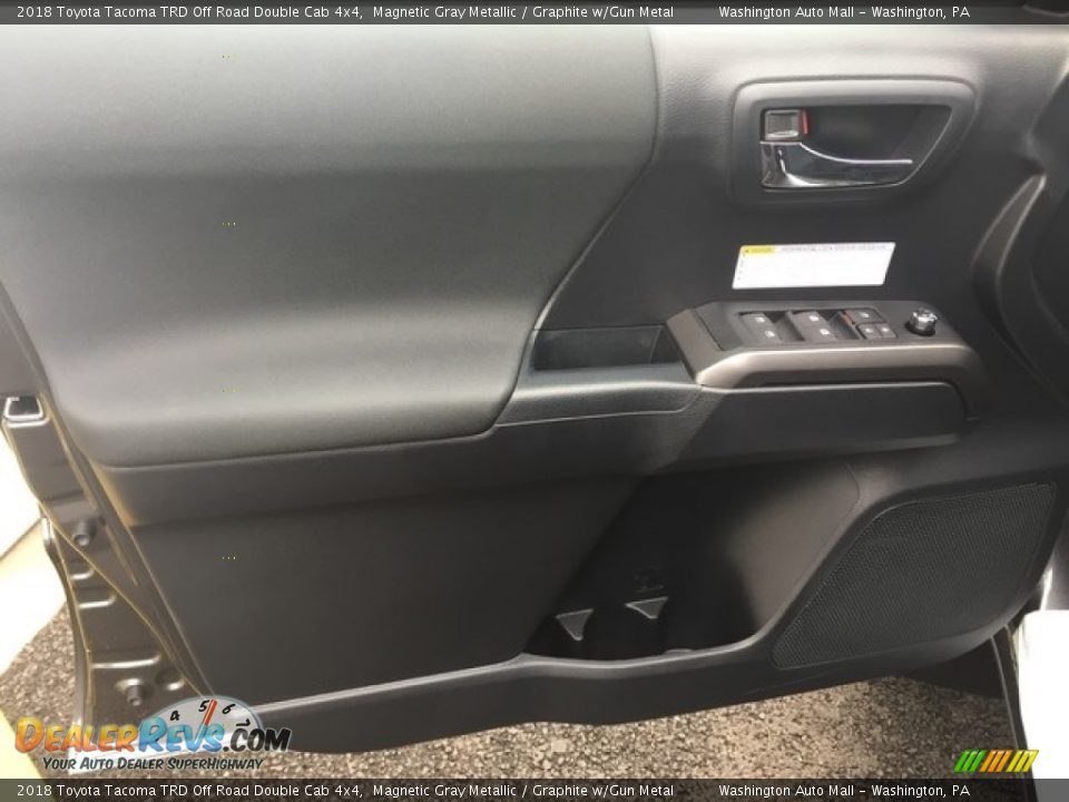 2018 Toyota Tacoma TRD Off Road Double Cab 4x4 Magnetic Gray Metallic / Graphite w/Gun Metal Photo #11