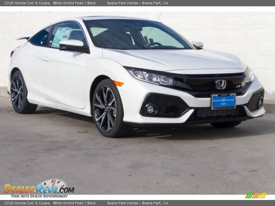 2018 Honda Civic Si Coupe White Orchid Pearl / Black Photo #1