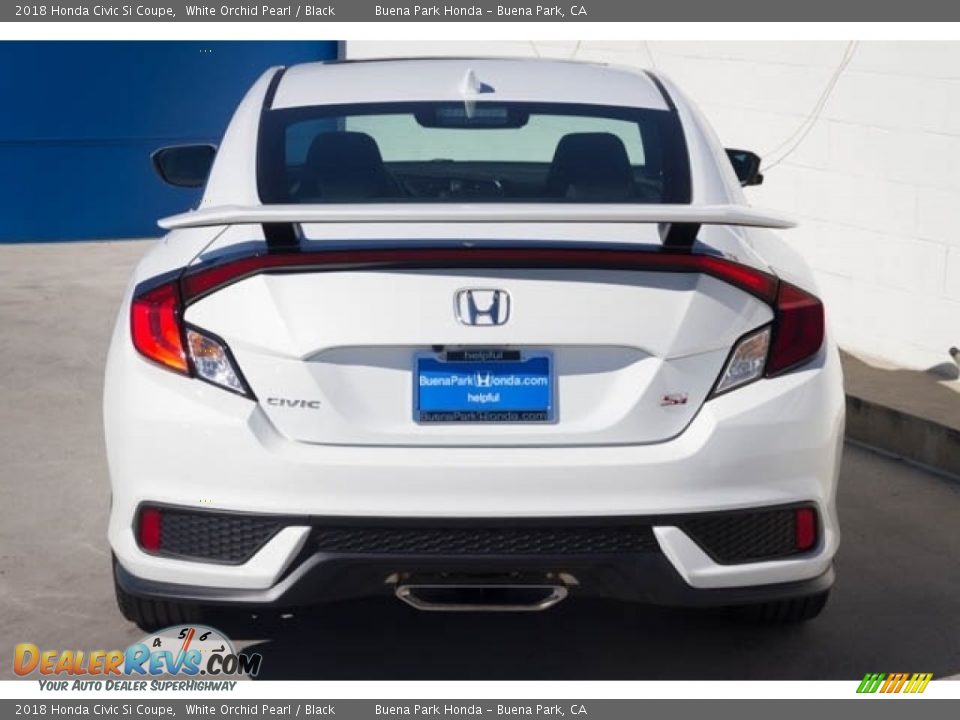 2018 Honda Civic Si Coupe White Orchid Pearl / Black Photo #6