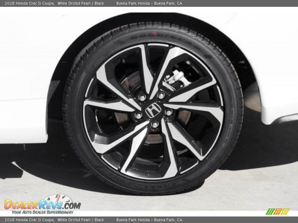 2018 Honda Civic Si Coupe White Orchid Pearl / Black Photo #14