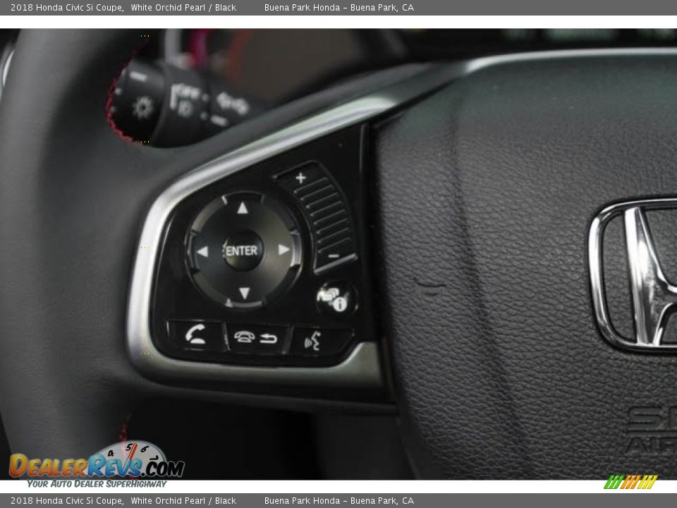 2018 Honda Civic Si Coupe White Orchid Pearl / Black Photo #20