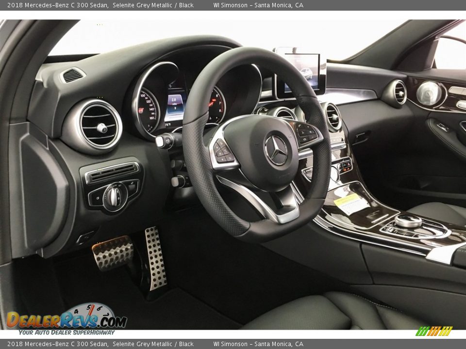 2018 Mercedes-Benz C 300 Sedan Selenite Grey Metallic / Black Photo #5