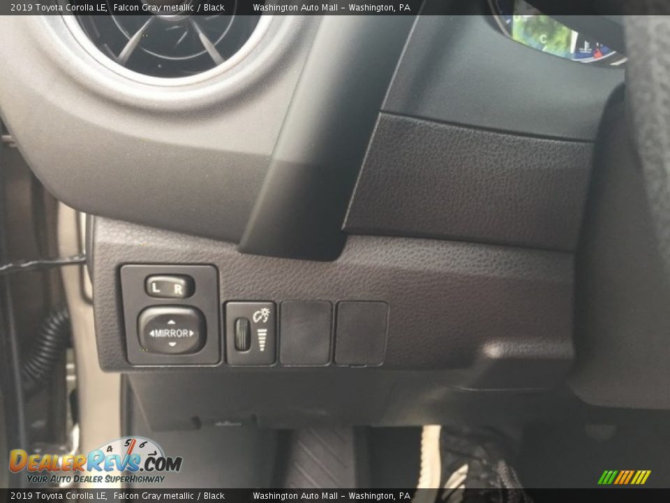 2019 Toyota Corolla LE Falcon Gray metallic / Black Photo #21
