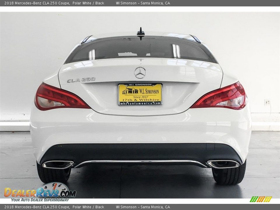 2018 Mercedes-Benz CLA 250 Coupe Polar White / Black Photo #4