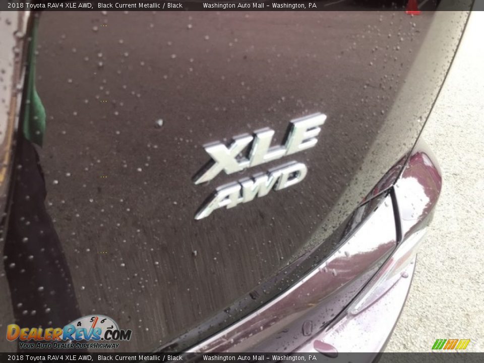 2018 Toyota RAV4 XLE AWD Black Current Metallic / Black Photo #4