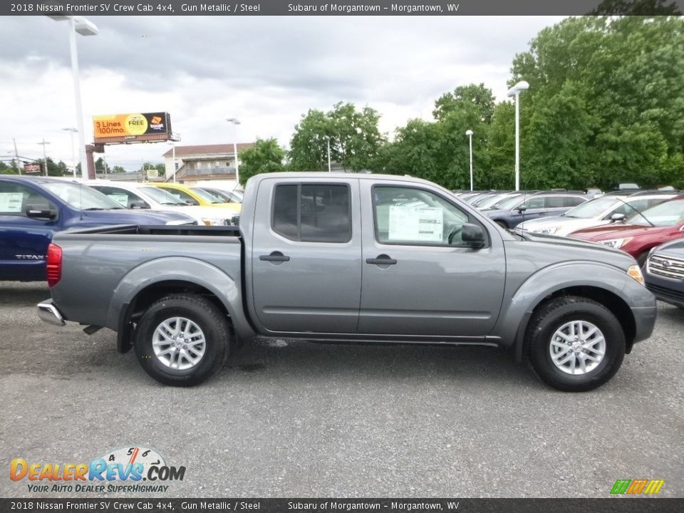 2018 Nissan Frontier SV Crew Cab 4x4 Gun Metallic / Steel Photo #3