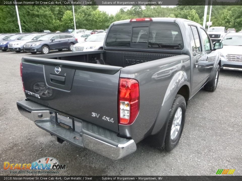 2018 Nissan Frontier SV Crew Cab 4x4 Gun Metallic / Steel Photo #4