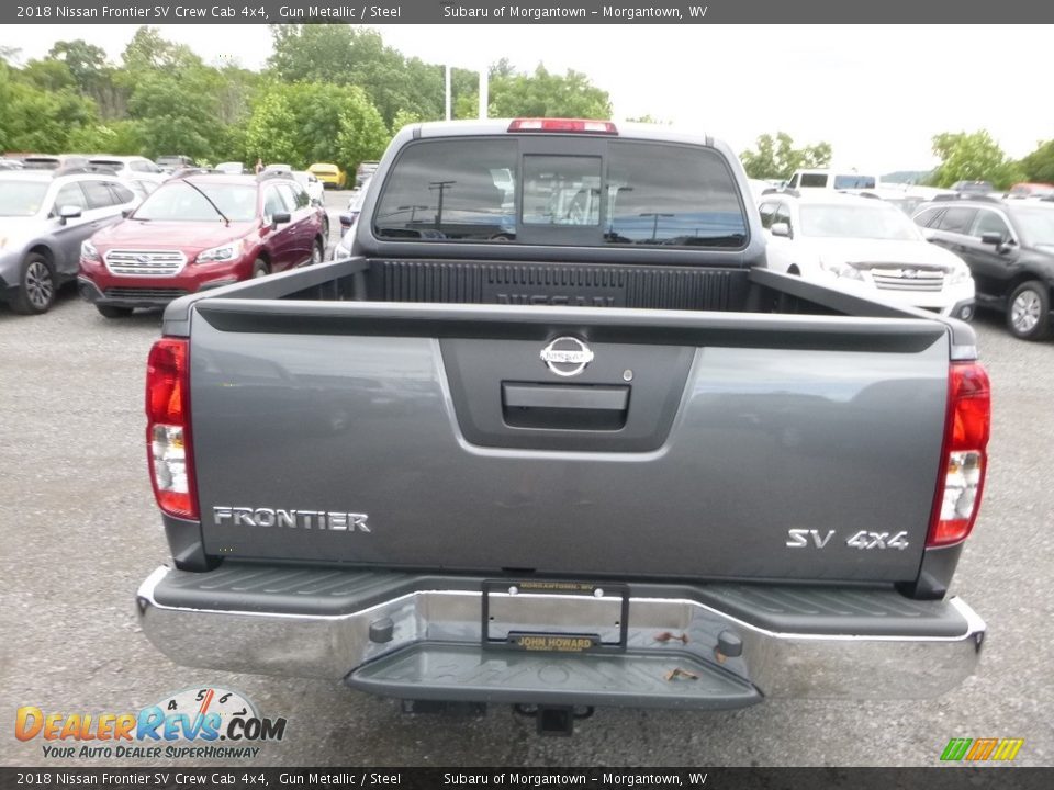 2018 Nissan Frontier SV Crew Cab 4x4 Gun Metallic / Steel Photo #5
