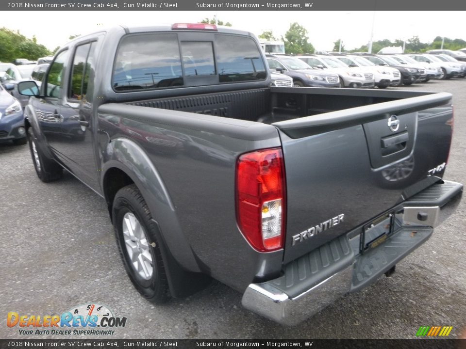 2018 Nissan Frontier SV Crew Cab 4x4 Gun Metallic / Steel Photo #6