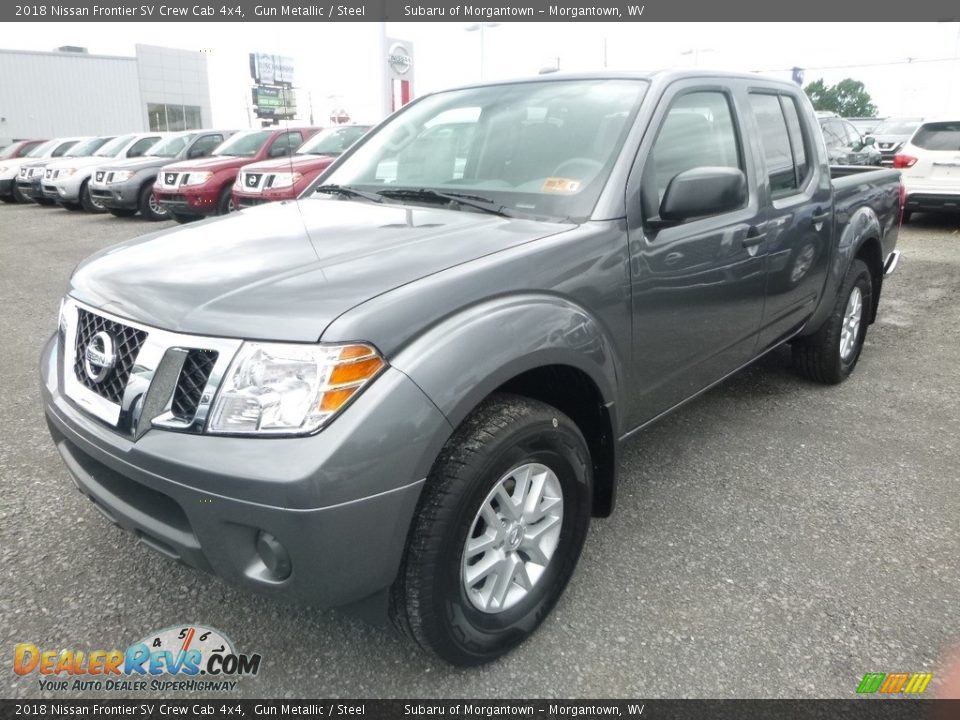 2018 Nissan Frontier SV Crew Cab 4x4 Gun Metallic / Steel Photo #8