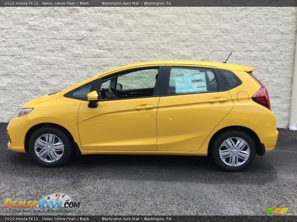 2019 Honda Fit LX Helios Yellow Pearl / Black Photo #7