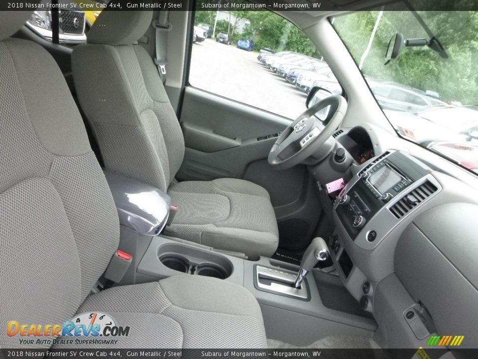2018 Nissan Frontier SV Crew Cab 4x4 Gun Metallic / Steel Photo #10