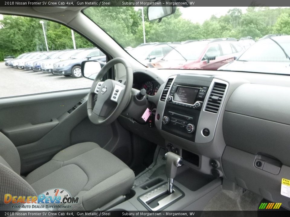 2018 Nissan Frontier SV Crew Cab 4x4 Gun Metallic / Steel Photo #11