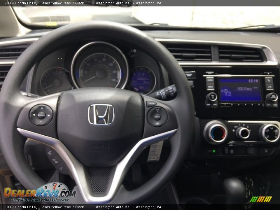 2019 Honda Fit LX Helios Yellow Pearl / Black Photo #13