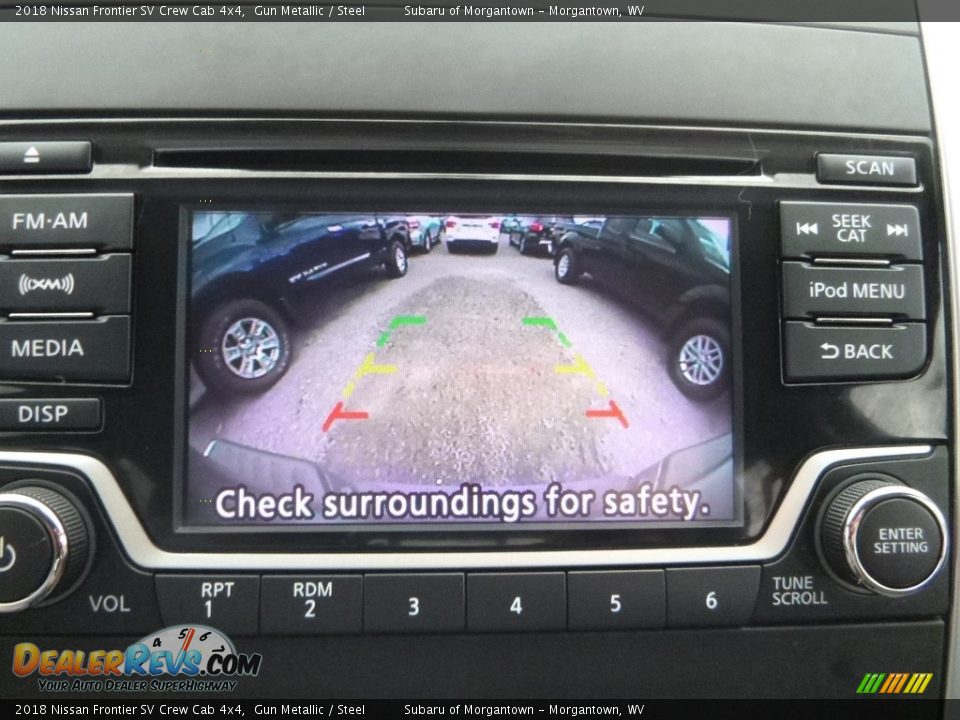 2018 Nissan Frontier SV Crew Cab 4x4 Gun Metallic / Steel Photo #18