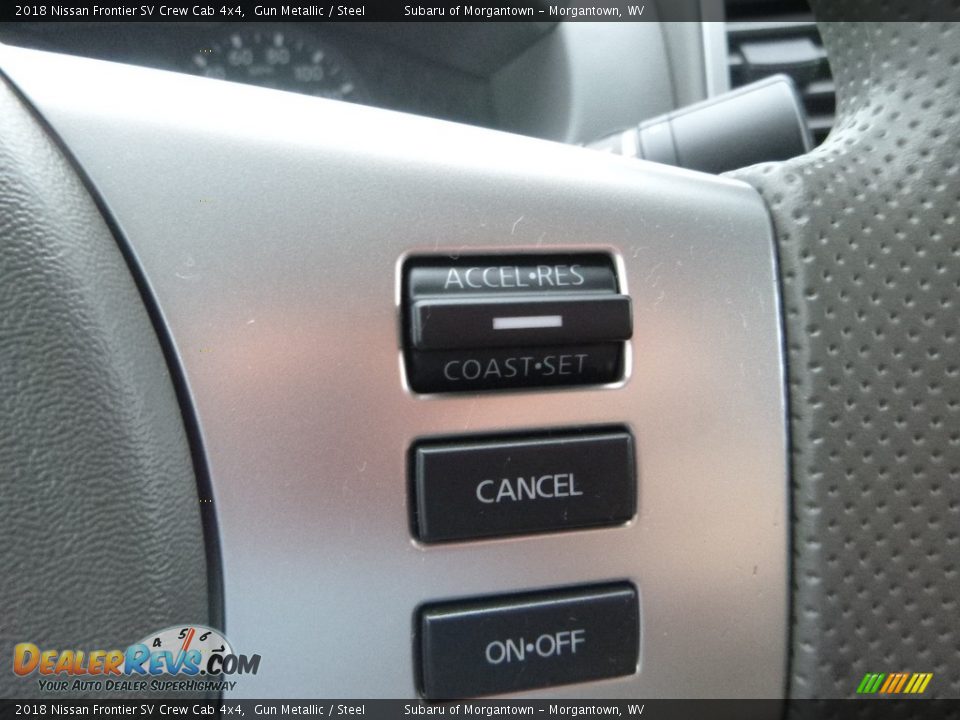 2018 Nissan Frontier SV Crew Cab 4x4 Gun Metallic / Steel Photo #19