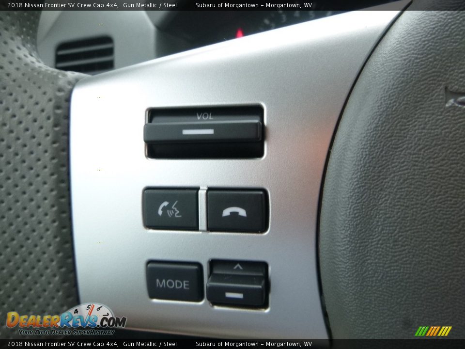 2018 Nissan Frontier SV Crew Cab 4x4 Gun Metallic / Steel Photo #20