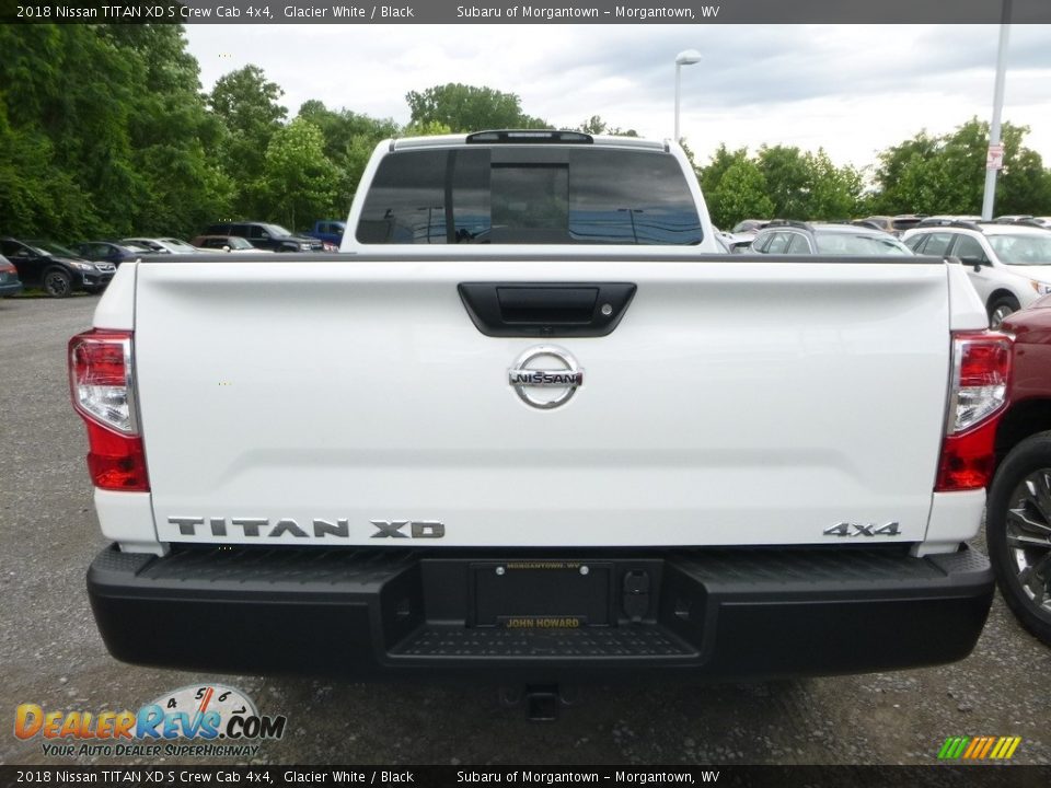 2018 Nissan TITAN XD S Crew Cab 4x4 Glacier White / Black Photo #8